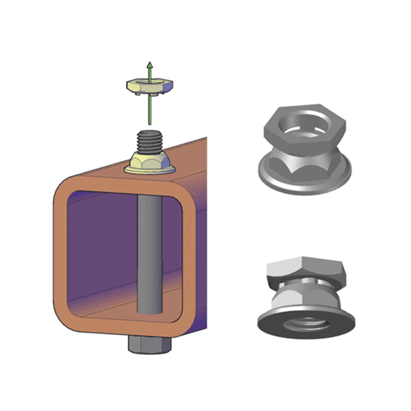 Lineman Pole Line Hardware Torque Limiting Nut